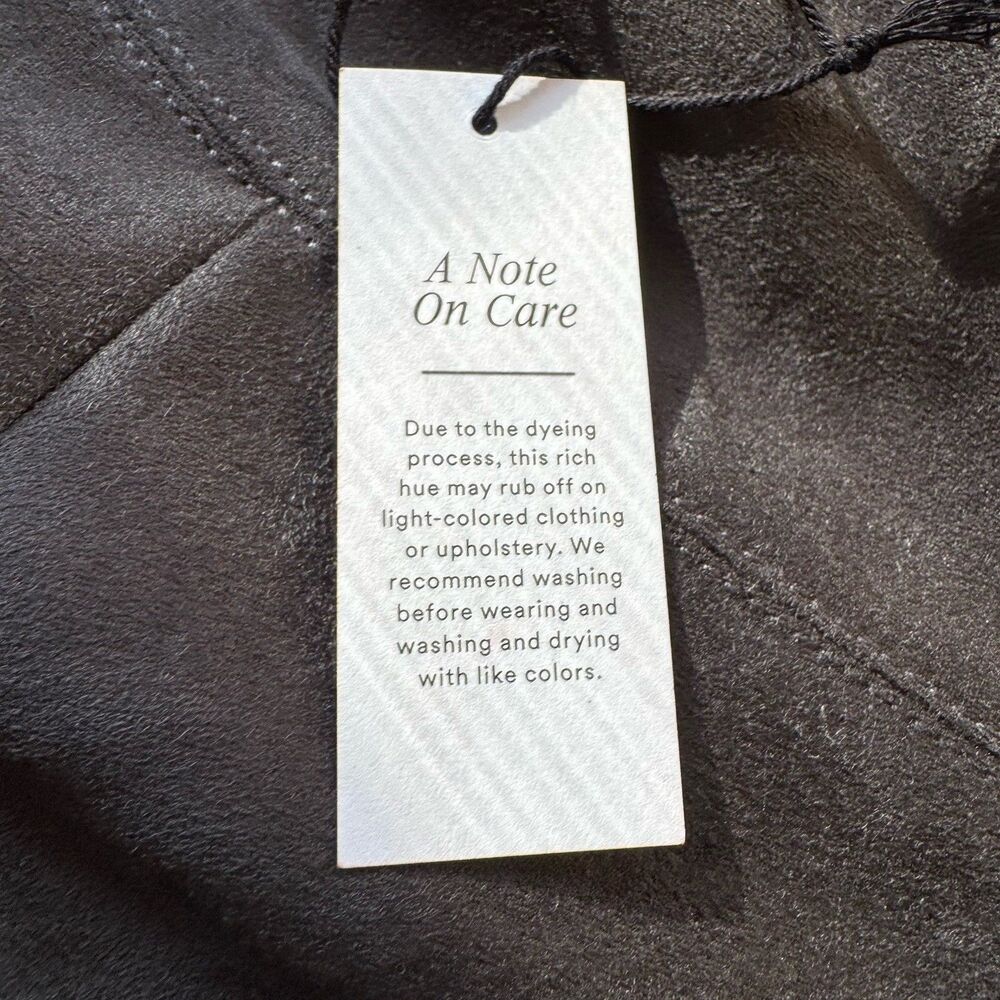 NWT Ann Taylor Dress Sz 8 Gray Faux Suede Mock Neck Short Sleeve Sheath MP $159 - Picture 7 of 15